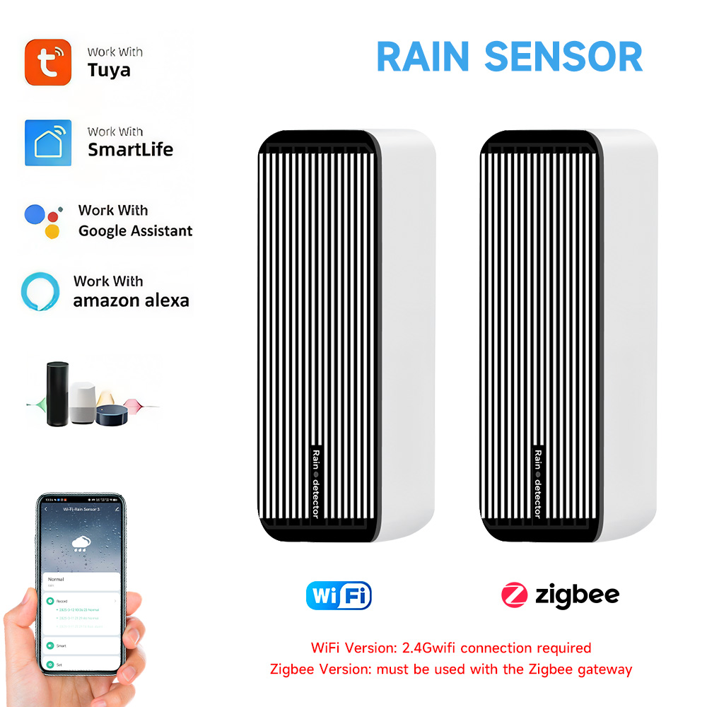 Wifi Water Sensor - Rain Sensor Alert Wifi Zigbee For