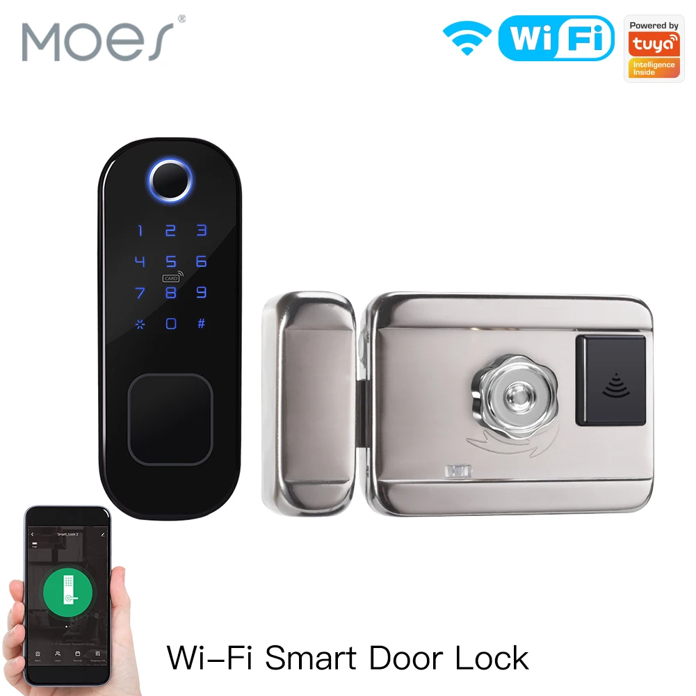 Smart Home Hotel - MOES WiFi Tuya Smart Lock Door