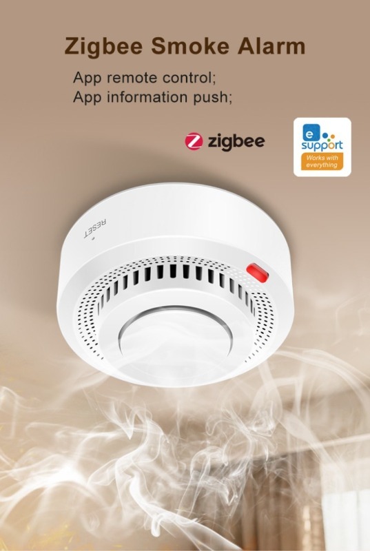 Smart Home Bridge - EWelink Zigbee Smart Smoke Alarm Battery