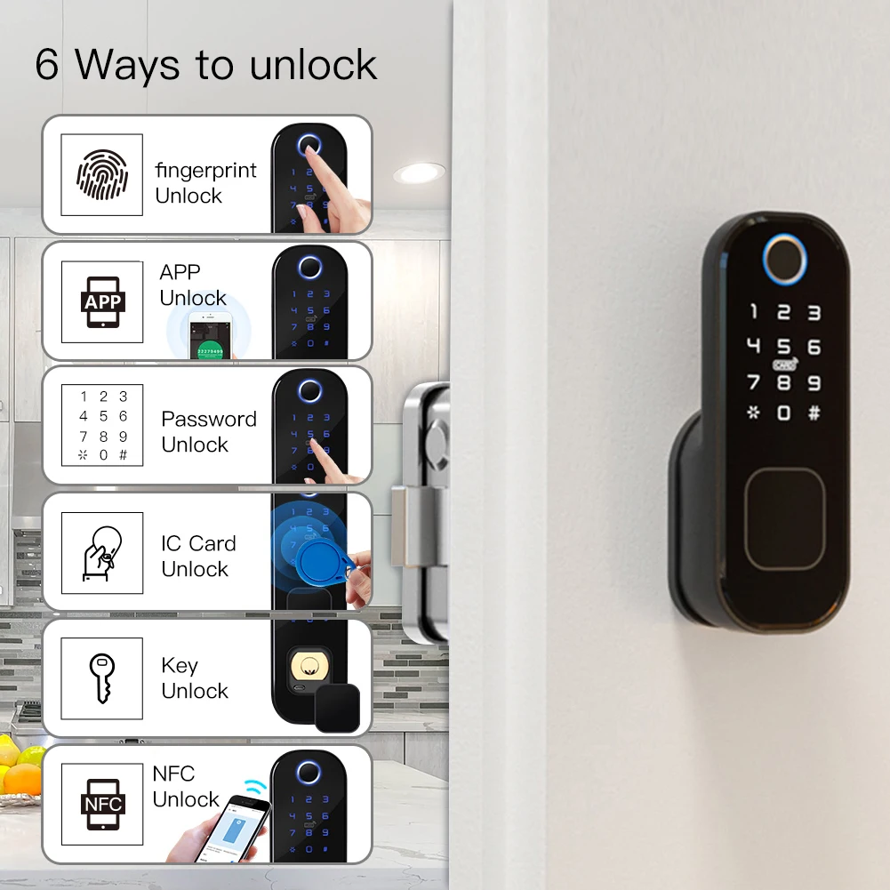 MOES WiFi Tuya Smart Lock Door - Smart Home Hotel ulasan dan harga