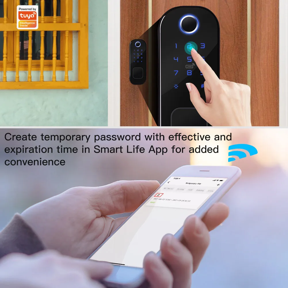 MOES WiFi Tuya Smart Lock Door - Smart Home Hotel ulasan dan harga