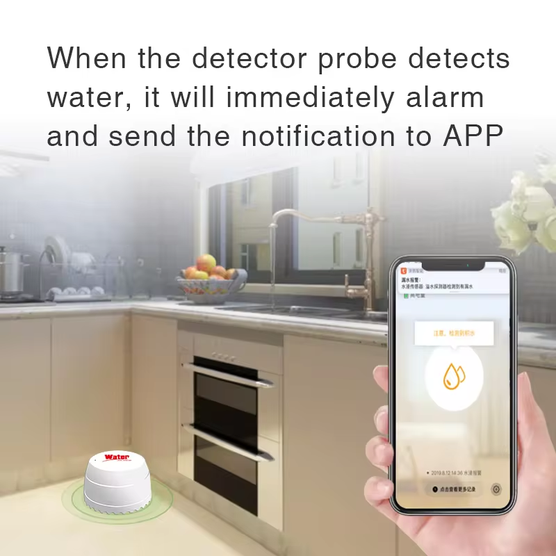 Tuya WiFi Water Leak Detector  - Wifi Water Sensor ulasan dan harga