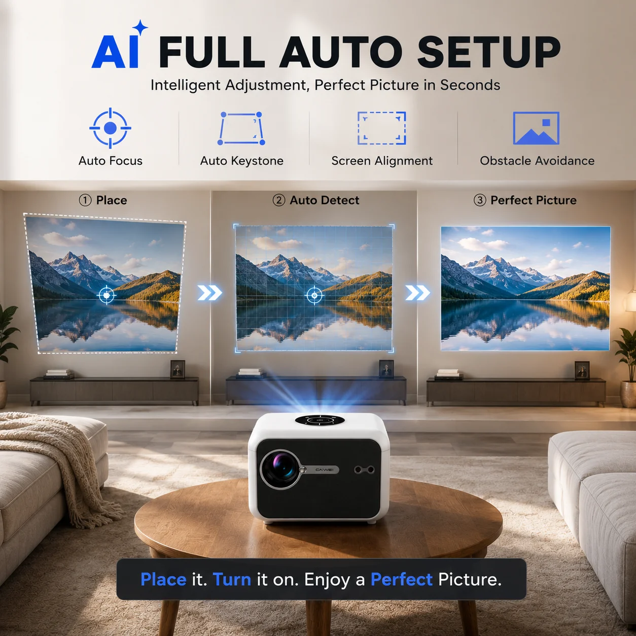 A6L 3200ANSI 4K Support Smart  - Smart Home Youtube ulasan dan harga