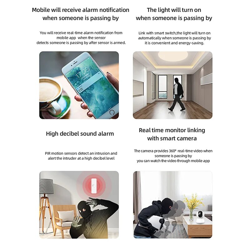 Tuya WiFi Zigbee PIR Motion Se - Smart Home Wiz ulasan dan harga