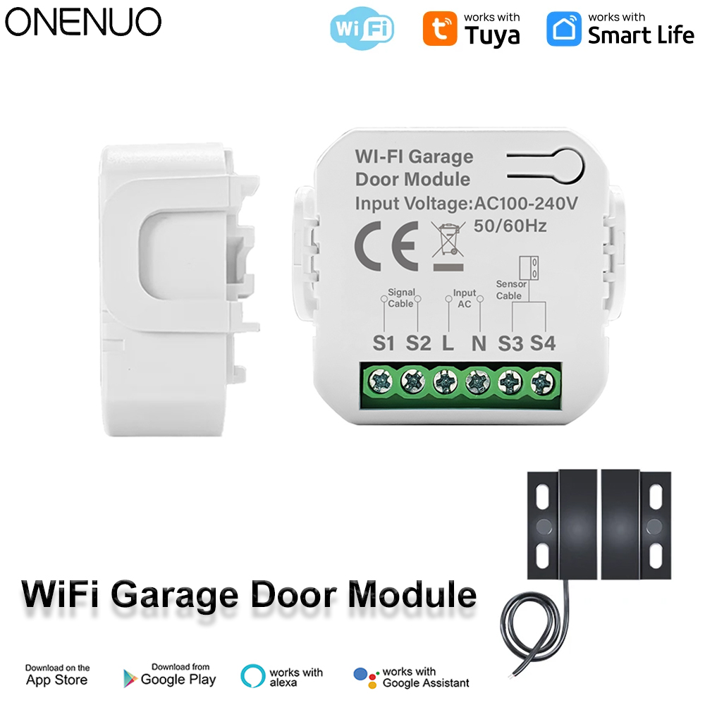Smart Tuya WiFi Garage Door Sw - Smart Home Villa ulasan dan harga