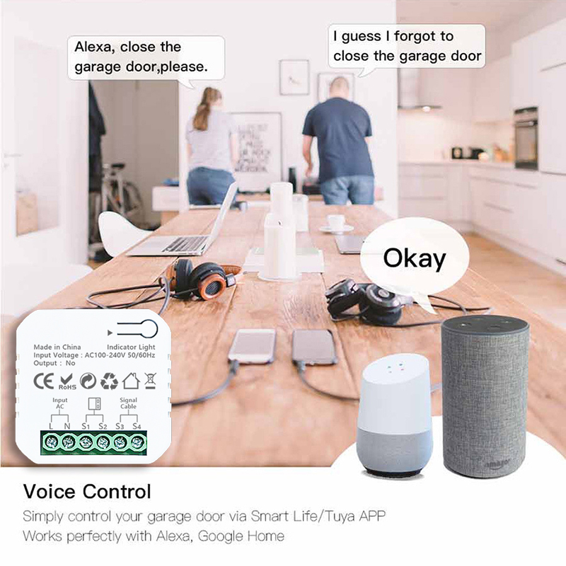 Smart Life ZigBee Garage Door  - Smart Home Plus ulasan dan harga