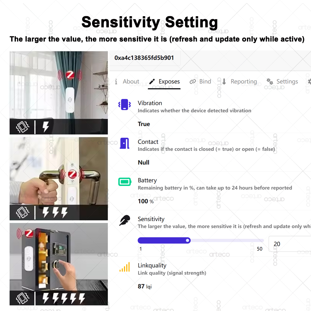 Smart ZigBee 3.0 Vibration Sen - Smart Home News ulasan dan harga