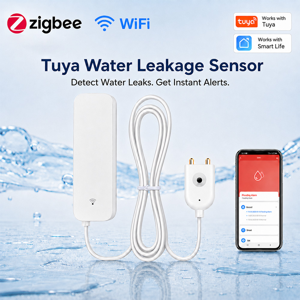 ZigBee WiFi Water Leak Sensor  - Wifi Water Sensor ulasan dan harga