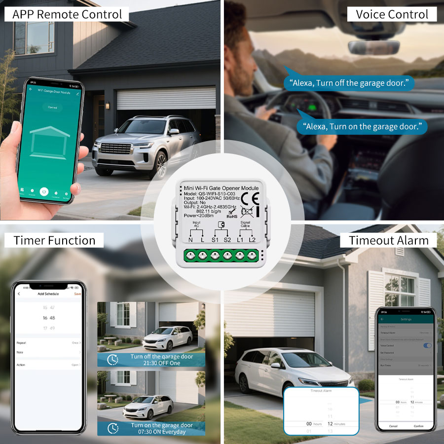 Tuya Smart WiFi or Zigbee Gara - Smart Home Wiz ulasan dan harga