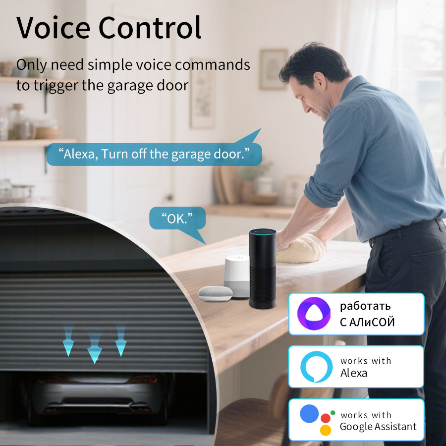 Tuya Smart WiFi or Zigbee Gara - Smart Home Wiz ulasan dan harga