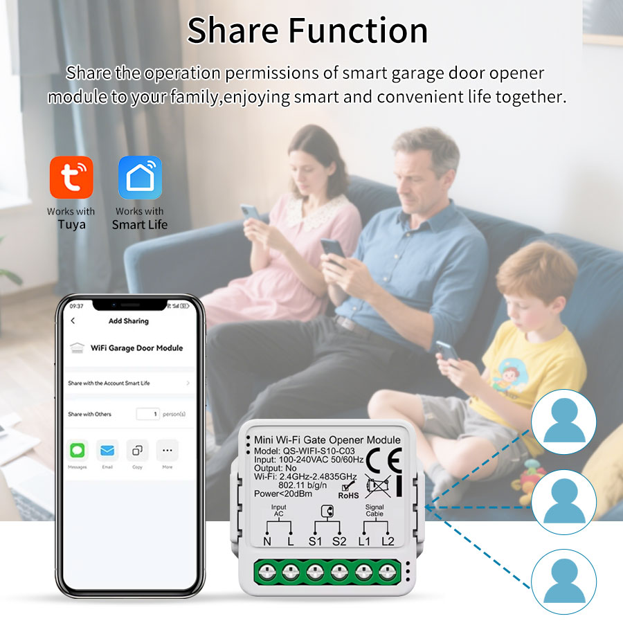 Tuya Smart WiFi or Zigbee Gara - Smart Home Wiz ulasan dan harga