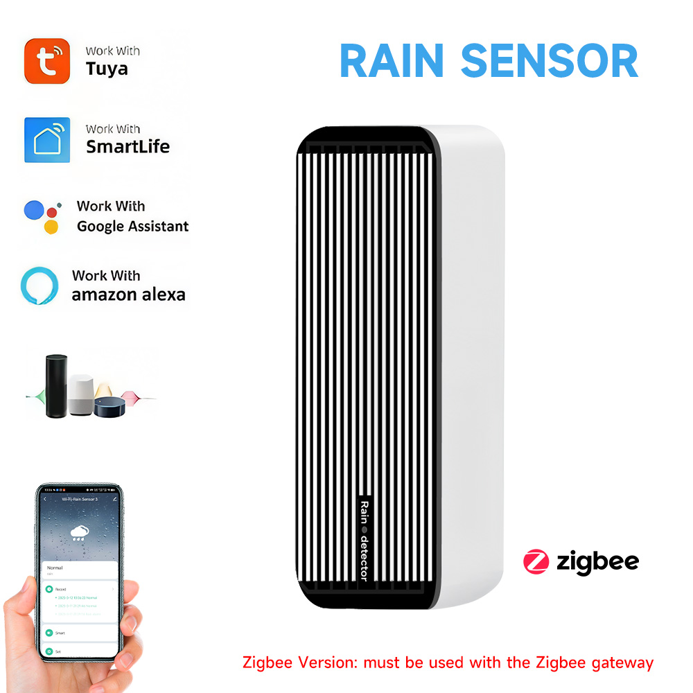 Tuya ZigBee Rain Sensor Tuya R - Smart Home Villa ulasan dan harga