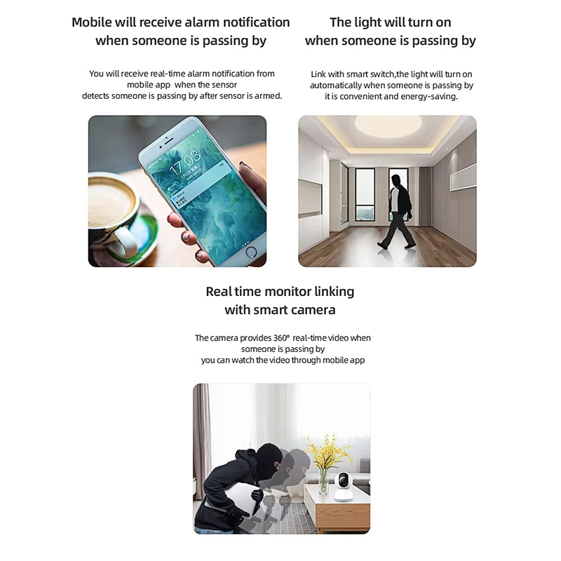 Smart PIR Motion Sensor WiFi Z - Smart Home Gadgets ulasan dan harga