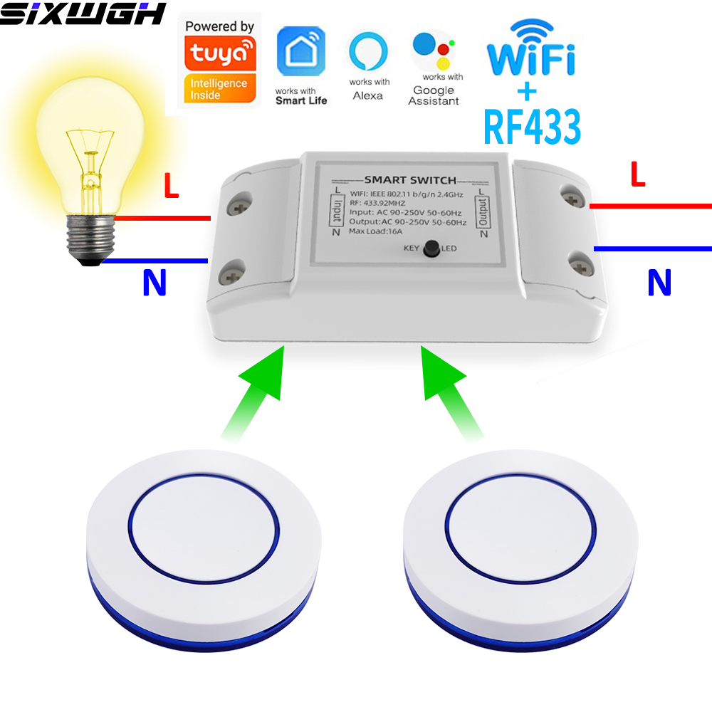 16A WiFi Tuya Smart Switch Wir - Smart Home Wiz ulasan dan harga