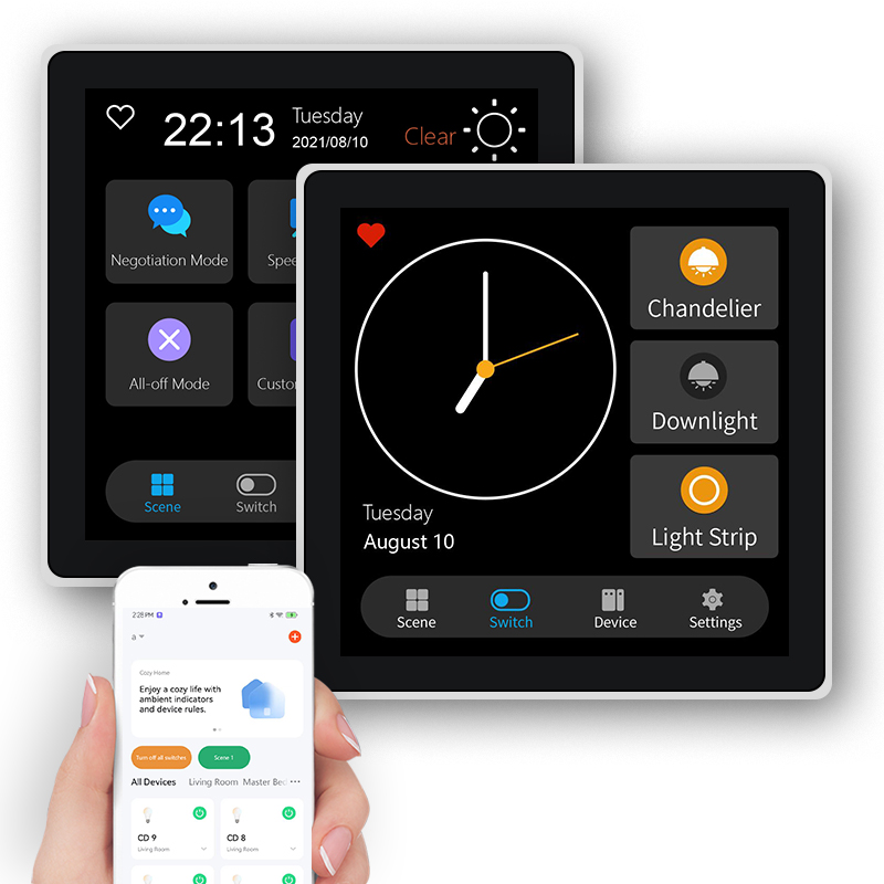 FUERS 4 Inch Touch Screen Mult - Smart Home Gadgets ulasan dan harga