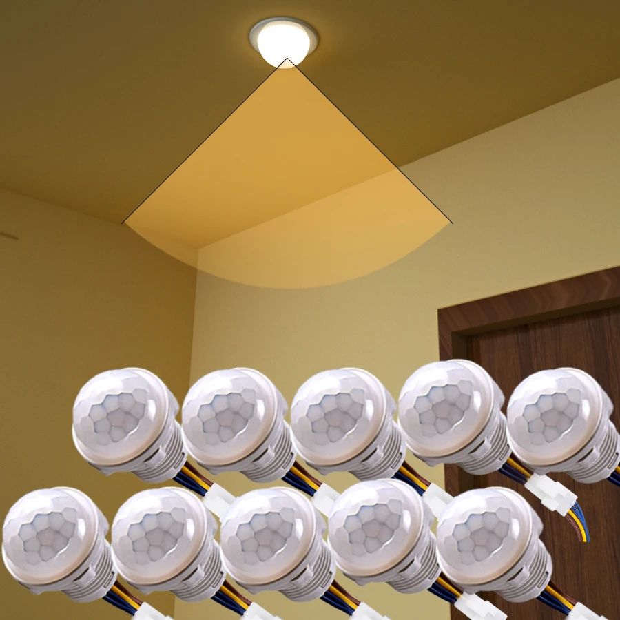 AC 110V 220V Sensor Smart Home - Pir Motion Sensor ulasan dan harga