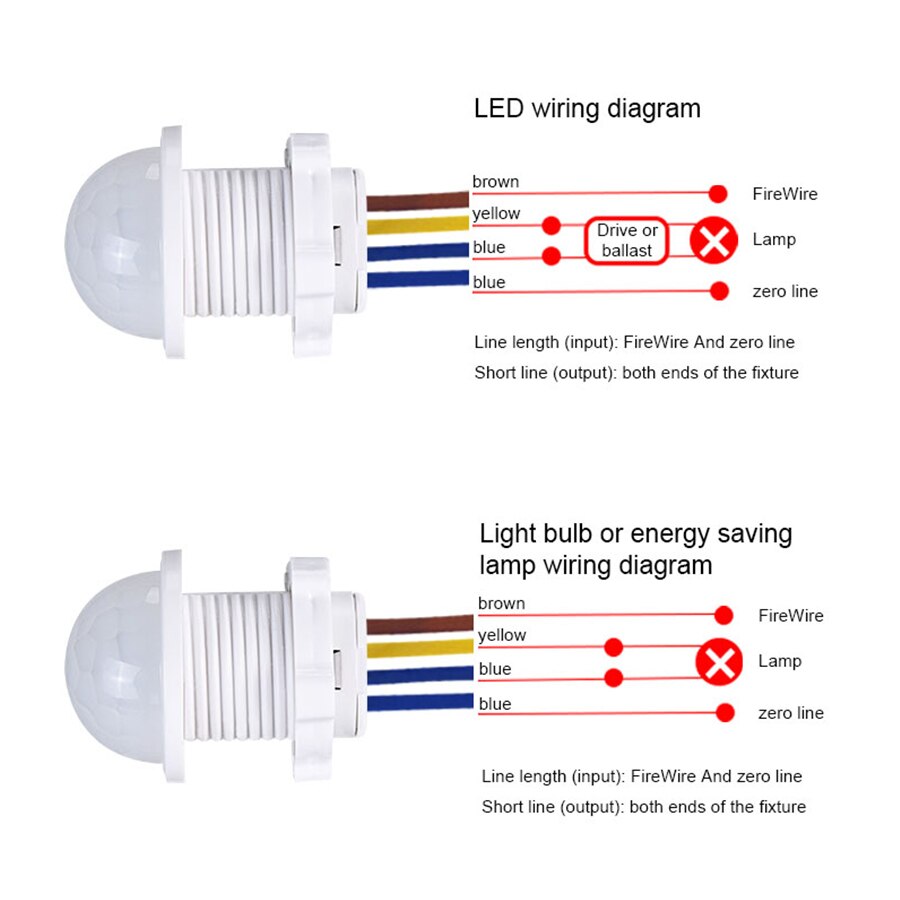 AC 110V 220V Sensor Smart Home - Pir Motion Sensor ulasan dan harga