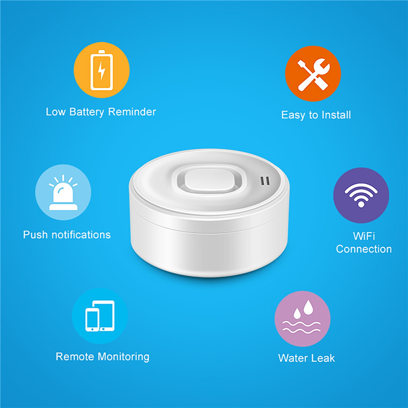 Smart WIFI Water Leak Detector - Wifi Water Sensor ulasan dan harga