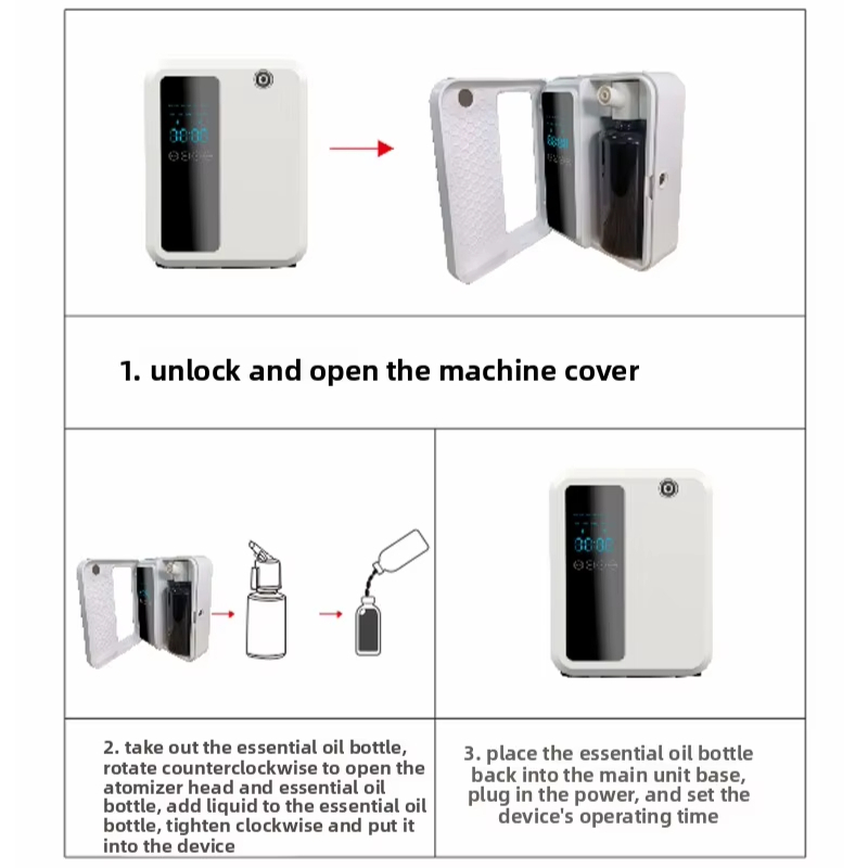 500ml Smart Aroma Diffuser wit - Smart Home Hotel ulasan dan harga