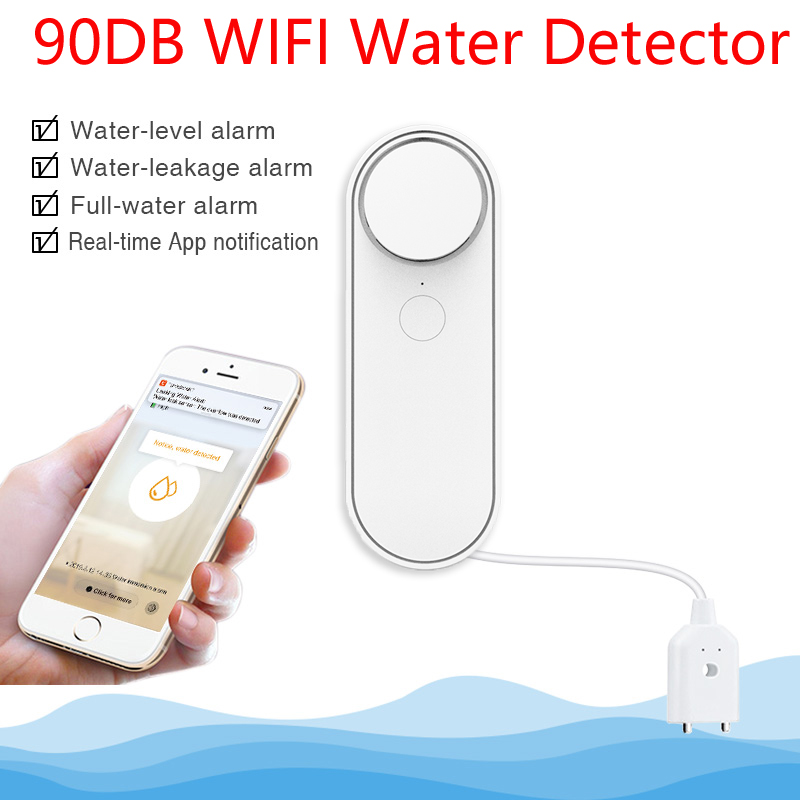 3M/5M WiFi Water Leak Detector - Wifi Water Sensor ulasan dan harga