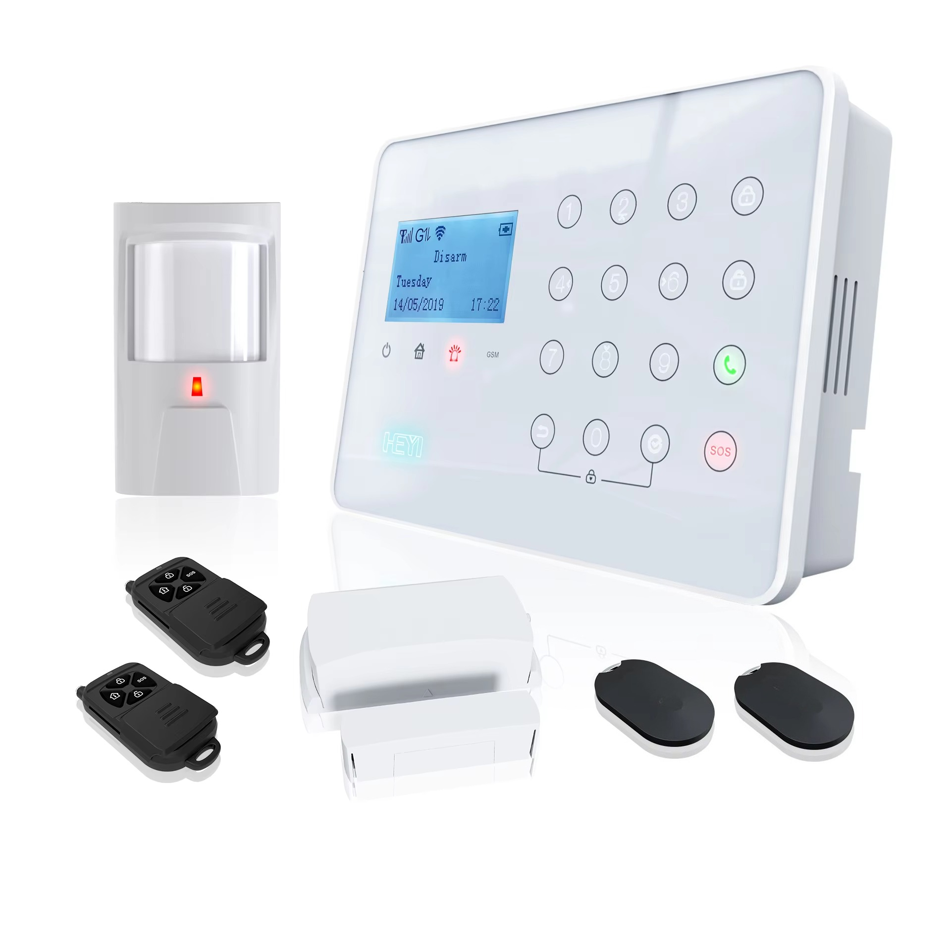 Alarm System  Wireless Securit - Pir Motion Sensor ulasan dan harga